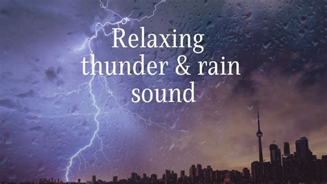 rain and thunder sounds